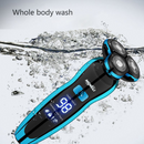 Barbeador elétrico para homens clipper trimmer rotary 100% à prova de água
