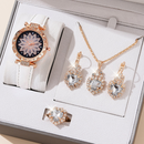 Kit Presente Feminino Conjunto de 4 peças com Relógio