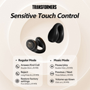 Fone de Ouvido TF-T05 Bluetooth 5.3 com redução de ruído - Transformers