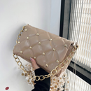 Bolsa de Ombro Moda Corrente Acolchoado Garras Design de Luxo