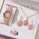 Kit Presente Feminino Conjunto de 4 peças com Relógio