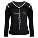 Blusa Elegante Sólida Outono Club - NATALHA