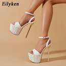 Sandália Salto Alto Design Moderno - EILYKEN