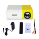 Mini projetor yg300 pro led 1080p hd completo portátil