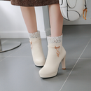Bota Feminina Até o Tornozelo Design Fachion