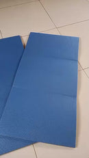 Kit 2 Tapetes Colchonetes (Yoga, Pilates, Fitness) Cores (Azul, Preto, Rosa) Leve, Macio e Flexível.