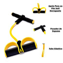 Kit Treino em Casa Completo C/ 6 Itens :- Par Caneleira de 3kg + Par Halter 1kg + Colchonete + Roda + Extensor +Corda