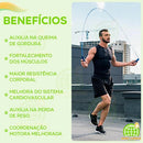 Corda De Pular Crossfit Profissional Ajustável Corda Speed Rope Com Rolamento e Cabo De Aço Revestido PVC Treino Fitness