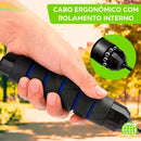Corda De Pular Crossfit Profissional Ajustável Corda Speed Rope Com Rolamento e Cabo De Aço Revestido PVC Treino Fitness