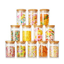 Kits de Potes de Vidro Herméticos com tampas de Bambu, para Alimentos Sempre Frescos e Organizados!